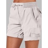 image:imageANRABESS Womens Summer Shorts 2026 Dressy Casual Hiking Cargo Shorts Trendy Outdoor Outfits 6 PocketsBeige