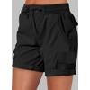 image:imageANRABESS Womens Summer Shorts 2026 Dressy Casual Hiking Cargo Shorts Trendy Outdoor Outfits 6 PocketsBlack