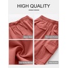image:imageANRABESS Womens Summer Shorts 2026 Dressy Casual Hiking Cargo Shorts Trendy Outdoor Outfits 6 PocketsBrick Red