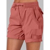 image:imageANRABESS Womens Summer Shorts 2026 Dressy Casual Hiking Cargo Shorts Trendy Outdoor Outfits 6 PocketsBrick Red