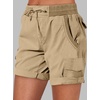 image:imageANRABESS Womens Summer Shorts 2026 Dressy Casual Hiking Cargo Shorts Trendy Outdoor Outfits 6 PocketsKhaki