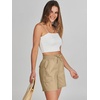 image:imageANRABESS Womens Summer Shorts 2026 Dressy Casual Hiking Cargo Shorts Trendy Outdoor Outfits 6 PocketsKhaki