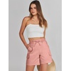 image:imageANRABESS Womens Summer Shorts 2026 Dressy Casual Hiking Cargo Shorts Trendy Outdoor Outfits 6 PocketsPink