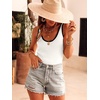 image:imageANRABESS Women Tank Tops Scoop Neck Ribbed Knit Summer Sweater 2026 Sleeveless Casual Shirts Cute Beach Vacation ClothesWhite Black