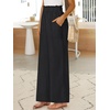 image:imageANRABESS Womens Linen Pants 2026 Summer Casual Loose Wide Leg Palazzo Pants High Waist Flowy Beach Trousers Work OutfitsBlack