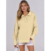 image:imageANRABESS Womens Sweatshirts Oversized Casual Loose Button Up Henley Pullover Top High Low Split 2026 Fall Fashion OutfitsBeige