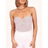 image:imageANRABESS Tube Tops for Women Strapless Twist Knot Corset Rib Knit Slim Fit Medium Stretch Sexy Tank for PartyampGoing OutPink