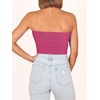 image:imageANRABESS Tube Tops for Women Strapless Twist Knot Corset Rib Knit Slim Fit Medium Stretch Sexy Tank for PartyampGoing OutRose