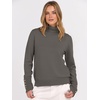 image:imageANRABESS Turtleneck Sweaters for Women Long Sleeve Dressy Casual Soft Knitted Button Pullover Tops 2026 Fall Winter ClothesGrey Khaki