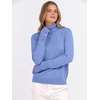 image:imageANRABESS Turtleneck Sweaters for Women Long Sleeve Dressy Casual Soft Knitted Button Pullover Tops 2026 Fall Winter ClothesSky