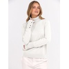 image:imageANRABESS Turtleneck Sweaters for Women Long Sleeve Dressy Casual Soft Knitted Button Pullover Tops 2026 Fall Winter ClothesWhite