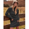 image:imageANRABESS Women Long Sleeve Turtle Mock Neck Rib Knit Stretch Slim Fitted Bodycon Sweater Mini Short Dress 2026 Fall OutfitsBlack