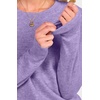 image:imageANRABESS Womens 100 Wool Sweaters Crewneck Long Sleeve Work Business Casual Basic Sweater Tops 2026 Fall OutfitsLight Purple