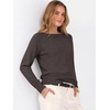 image:imageANRABESS Womens Long Sleeve Rolled Neck Casual Soft Lightweight Basic Pullover Sweater Top 2026 Fall Shirt Work OutfitsDeep Taupe