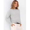 image:imageANRABESS Womens Long Sleeve Rolled Neck Casual Soft Lightweight Basic Pullover Sweater Top 2026 Fall Shirt Work OutfitsLight Grey