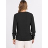 image:imageANRABESS Womens Long Sleeve V Neck Basic Sweaters  Classic Pullover TopsSoft LooseBusiness Casual WorkTravel VacationAll Day WearFall Spring OutfitsWinter Layer ClothingBlack