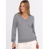 image:imageANRABESS Womens Long Sleeve V Neck Basic Sweaters  Classic Pullover TopsSoft LooseBusiness Casual WorkTravel VacationAll Day WearFall Spring OutfitsWinter Layer ClothingGrey