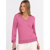 image:imageANRABESS Womens Long Sleeve V Neck Basic Sweaters  Classic Pullover TopsSoft LooseBusiness Casual WorkTravel VacationAll Day WearFall Spring OutfitsWinter Layer ClothingHot Pink
