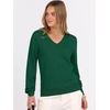 image:imageANRABESS Womens Long Sleeve V Neck Basic Sweaters  Classic Pullover TopsSoft LooseBusiness Casual WorkTravel VacationAll Day WearFall Spring OutfitsWinter Layer ClothingDark Forest Green