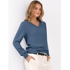 image:imageANRABESS Womens Long Sleeve V Neck Basic Sweaters  Classic Pullover TopsSoft LooseBusiness Casual WorkTravel VacationAll Day WearFall Spring OutfitsWinter Layer ClothingDeep Blue