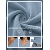 image:imageANRABESS Womens Wool Blend Long Sleeve V Neck Shirts  Comfy Soft Top Slim Fit Knit Daily Travel Going Out Clothes Basic Casual Fall Spring Transition OutfitsBlue