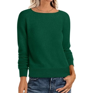 image:imageANRABESS Womens Long Sleeve Rolled Neck Casual Soft Lightweight Basic Pullover Sweater Top 2026 Fall Shirt Work OutfitsForest Green