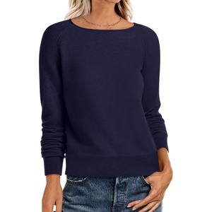 image:imageANRABESS Womens Long Sleeve Rolled Neck Casual Soft Lightweight Basic Pullover Sweater Top 2026 Fall Shirt Work OutfitsNavy Blue