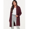 image:imageANRABESS Cardigan Sweater for Women Casual 2026 Fall Fashion Coat Long Sleeve Open Front Knit Coatigan OutwearBurgundy