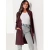 image:imageANRABESS Cardigan Sweater for Women Casual 2026 Fall Fashion Coat Long Sleeve Open Front Knit Coatigan OutwearBurgundy
