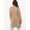 image:imageANRABESS Cardigan Sweater for Women Casual 2026 Fall Fashion Coat Long Sleeve Open Front Knit Coatigan OutwearKhaki