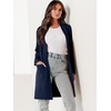 image:imageANRABESS Cardigan Sweater for Women Casual 2026 Fall Fashion Coat Long Sleeve Open Front Knit Coatigan OutwearNavy Blue