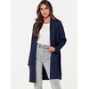 image:imageANRABESS Cardigan Sweater for Women Casual 2026 Fall Fashion Coat Long Sleeve Open Front Knit Coatigan OutwearNavy Blue