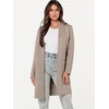 image:imageANRABESS Cardigan Sweater for Women Casual 2026 Fall Fashion Coat Long Sleeve Open Front Knit Coatigan OutwearRed Khaki