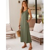 image:imageANRABESS Maxi Dresses for WomenScoop Neck Sleeveless Long Tank DressSummer Casual Sundress for BeachTravel amp VacationArmy Green