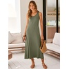 image:imageANRABESS Maxi Dresses for WomenScoop Neck Sleeveless Long Tank DressSummer Casual Sundress for BeachTravel amp VacationArmy Green