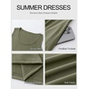 image:imageANRABESS Maxi Dresses for WomenScoop Neck Sleeveless Long Tank DressSummer Casual Sundress for BeachTravel amp VacationArmy Green