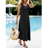 image:imageANRABESS Maxi Dresses for WomenScoop Neck Sleeveless Long Tank DressSummer Casual Sundress for BeachTravel amp VacationBlack