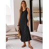 image:imageANRABESS Maxi Dresses for WomenScoop Neck Sleeveless Long Tank DressSummer Casual Sundress for BeachTravel amp VacationBlack