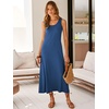 image:imageANRABESS Maxi Dresses for WomenScoop Neck Sleeveless Long Tank DressSummer Casual Sundress for BeachTravel amp VacationBlue