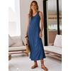 image:imageANRABESS Maxi Dresses for WomenScoop Neck Sleeveless Long Tank DressSummer Casual Sundress for BeachTravel amp VacationBlue