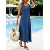 image:imageANRABESS Maxi Dresses for WomenScoop Neck Sleeveless Long Tank DressSummer Casual Sundress for BeachTravel amp VacationBlue