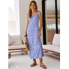 image:imageANRABESS Maxi Dresses for WomenScoop Neck Sleeveless Long Tank DressSummer Casual Sundress for BeachTravel amp VacationBlue White Floral