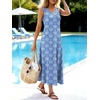 image:imageANRABESS Maxi Dresses for WomenScoop Neck Sleeveless Long Tank DressSummer Casual Sundress for BeachTravel amp VacationBlue White Printed
