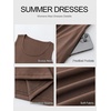 image:imageANRABESS Maxi Dresses for WomenScoop Neck Sleeveless Long Tank DressSummer Casual Sundress for BeachTravel amp VacationCoffee