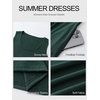 image:imageANRABESS Maxi Dresses for WomenScoop Neck Sleeveless Long Tank DressSummer Casual Sundress for BeachTravel amp VacationDeep Green