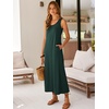 image:imageANRABESS Maxi Dresses for WomenScoop Neck Sleeveless Long Tank DressSummer Casual Sundress for BeachTravel amp VacationDeep Green