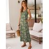 image:imageANRABESS Maxi Dresses for WomenScoop Neck Sleeveless Long Tank DressSummer Casual Sundress for BeachTravel amp VacationGreen Multifloral Print