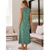image:imageANRABESS Maxi Dresses for WomenScoop Neck Sleeveless Long Tank DressSummer Casual Sundress for BeachTravel amp VacationGreen White Purple Floral