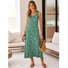 image:imageANRABESS Maxi Dresses for WomenScoop Neck Sleeveless Long Tank DressSummer Casual Sundress for BeachTravel amp VacationGreen White Purple Floral