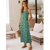 image:imageANRABESS Maxi Dresses for WomenScoop Neck Sleeveless Long Tank DressSummer Casual Sundress for BeachTravel amp VacationGreen White Purple Floral